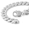 Thumbnail Image 2 of Sterling Silver Curb Chain Bracelet Made in Italy - 9"