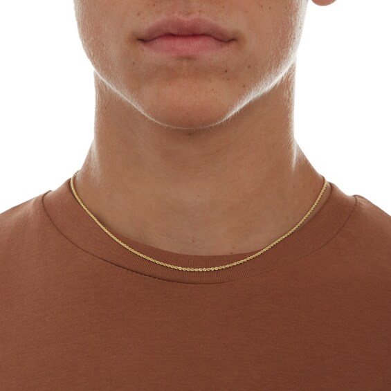 14K Hollow Gold Rope Chain