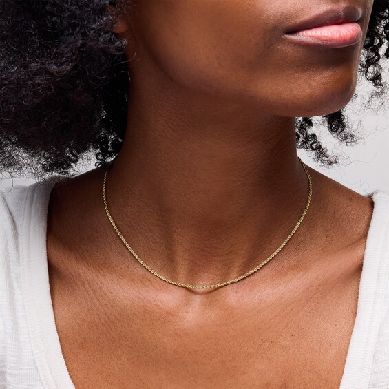 14K Hollow Gold Rope Chain