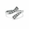 Thumbnail Image 0 of Sterling Silver CZ Bypass Midi/Toe Ring