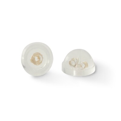 6mm Heart-Shaped Lab-Created Ruby and Cubic Zirconia Stud Earrings in 10K Gold
