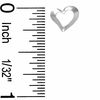 Thumbnail Image 3 of Open Heart and Dolphin Stud Earrings Set in Sterling Silver