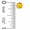 Thumbnail Image 1 of 6mm Citrine Stud Earrings in 10K Gold