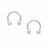 Thumbnail Image 0 of Solid Stainless Steel Horseshoe Pair - 18G 5/16"