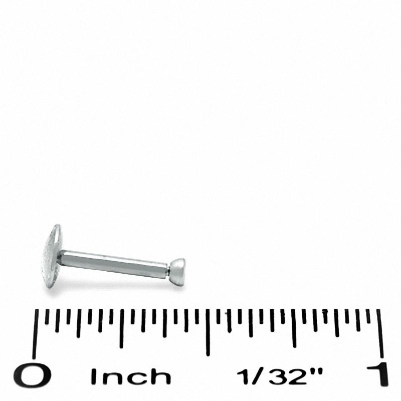 Solid Stainless Steel Crystal Stud - 5/16"