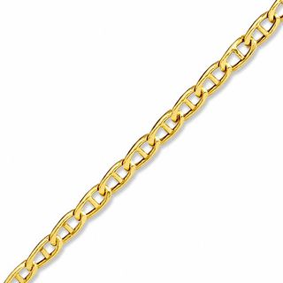 Child's Hollow Mariner Chain Bracelet in 14K Gold - 5.5"