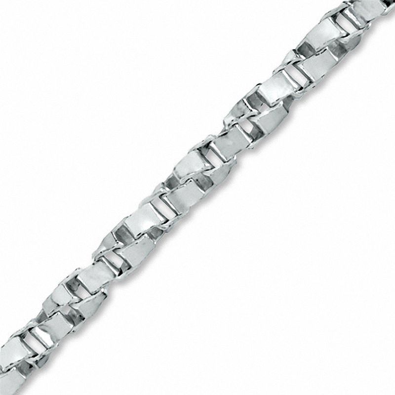 Main Image 1 of 5mm Twisted Box Link Bracelet in Sterling Silver - 8.5"