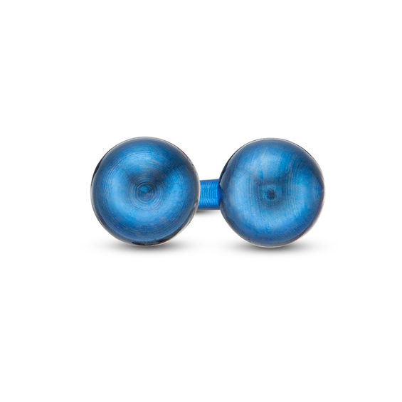 3mm Anodized Ball Stud Piercing Earrings in Solid Titanium