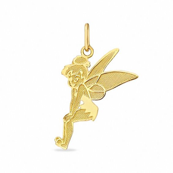 Child's Coy Tinkerbell Charm in 10K Gold