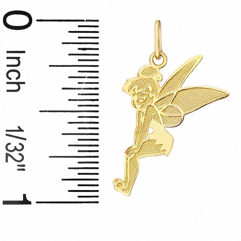 Main Image 2 of Child's Coy Tinkerbell Charm in 10K Gold