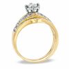 Thumbnail Image 1 of 1/5 CT. T.W. Diamond Illusion Bridal Set in 10K Gold - Size 7