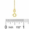 Thumbnail Image 1 of Child's 030 Gauge Twisted Serpentine Chain Necklace in 10K Gold - 13"