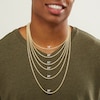 Thumbnail Image 2 of 10K White Gold 1.5mm Rope Chain Necklace - 16"