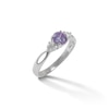 Lavender Cubic Zirconia Ring in  Sterling Silver - Size 7