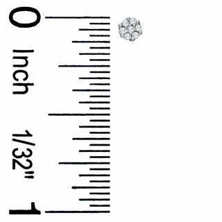 1/20 CT. T.W. Diamond Seven Stone Illusion Earrings in 10K
