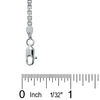 Thumbnail Image 2 of Double Venetian Chain Necklace in Sterling Silver - 22"