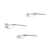 Thumbnail Image 0 of Semi-Solid and Hollow Sterling Silver CZ L-Shaped Nose Stud Set - 22G
