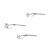 Thumbnail Image 1 of Semi-Solid and Hollow Sterling Silver CZ L-Shaped Nose Stud Set - 22G