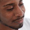 Thumbnail Image 6 of Semi-Solid and Hollow Sterling Silver CZ L-Shaped Nose Stud Set - 22G