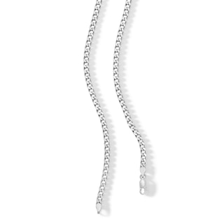 Sterling Silver Open Curb Chain Made in Italy