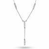 Thumbnail Image 1 of 1/4 CT. T.W. Diamond Drop Necklace in 14K White Gold