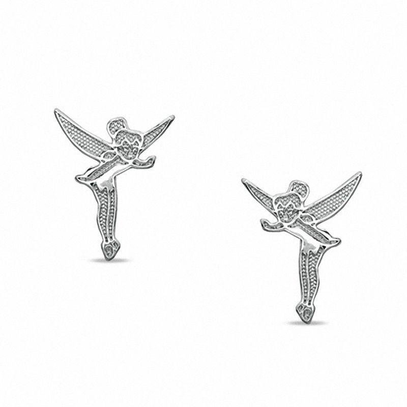 Main Image 1 of Child's Tinkerbell Stud Earrings in Sterling Silver
