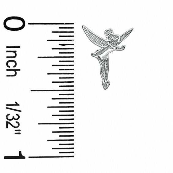 Child's Tinkerbell Stud Earrings in Sterling Silver