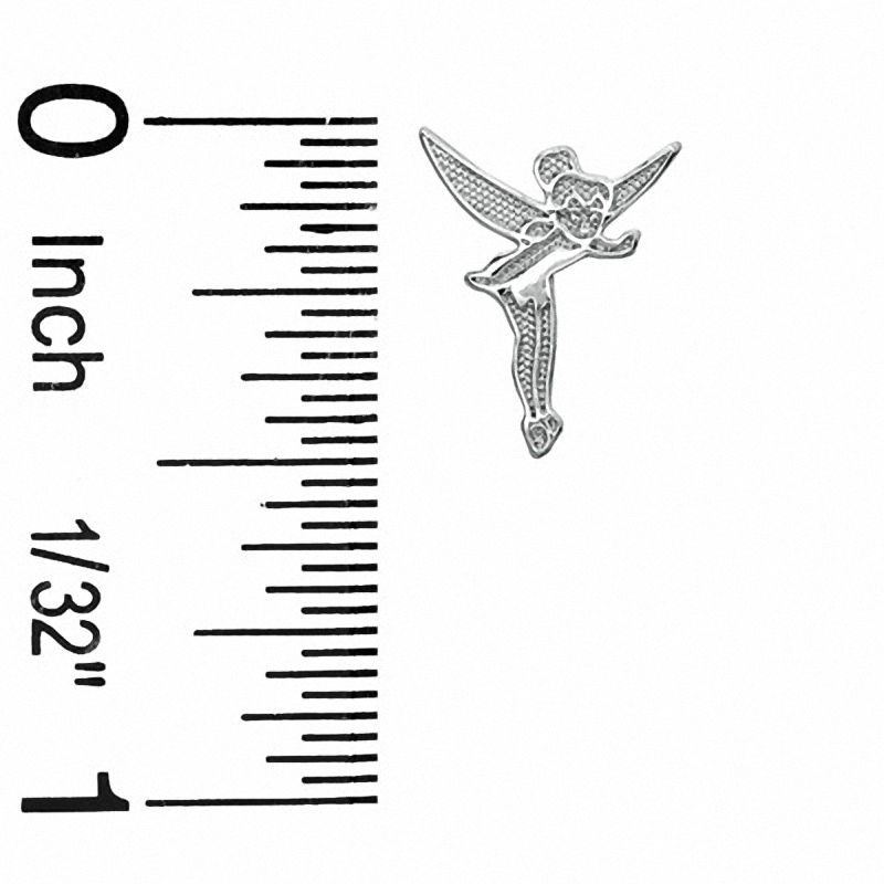 Main Image 2 of Child's Tinkerbell Stud Earrings in Sterling Silver