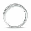 Thumbnail Image 2 of Cubic Zirconia Channel-Set Wedding Band in Sterling Silver - Size 7