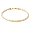 Thumbnail Image 0 of 10K Hollow Gold Rope Chain Bracelet - 7"