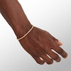 Thumbnail Image 2 of 10K Hollow Gold Rope Chain Bracelet - 7"