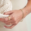 Thumbnail Image 4 of 10K Hollow Gold Rope Chain Bracelet - 7"