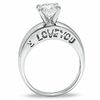 Thumbnail Image 2 of 7mm Cubic Zirconia Solitaire Engagement Ring in Sterling Silver - Size 7