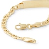Thumbnail Image 1 of Child's 080 Gauge Mariner Chain ID Bracelet in 10K Hollow Gold - 6"