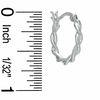 Thumbnail Image 2 of Sterling Silver 16mm Twisted Hoop Earrings