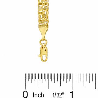 10K Gold Greek Key Bracelet - 7.25"