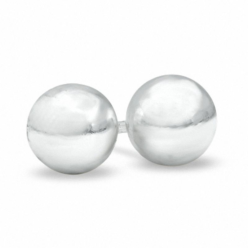 Sterling Silver 6mm Ball Stud Earrings