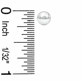 Sterling Silver 6mm Ball Stud Earrings