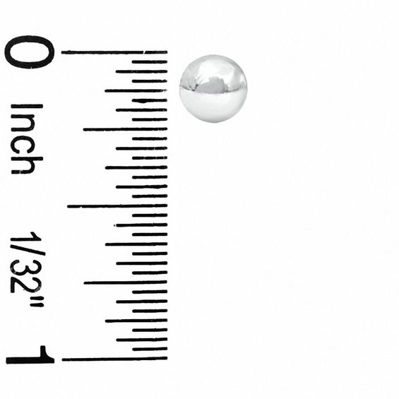 Sterling Silver 6mm Ball Stud Earrings