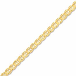 Made in Italy 100 Gauge Mariner Chain Necklace in 14K Hollow Gold - 24&quot;