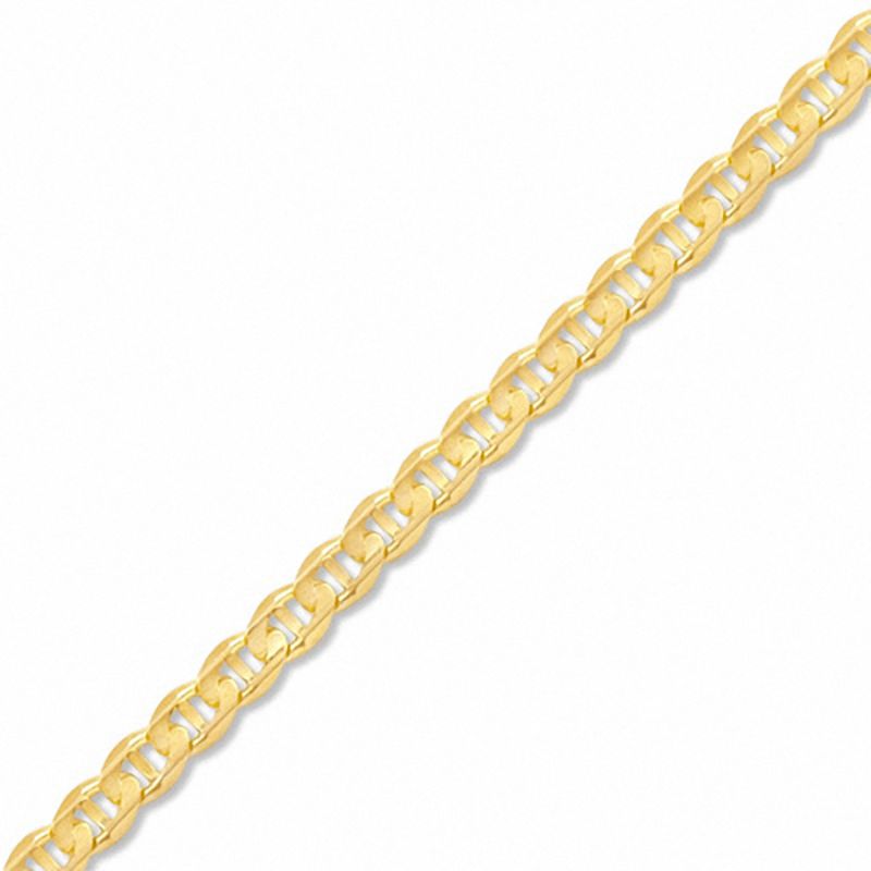 Made in Italy 100 Gauge Mariner Chain Necklace in 14K Hollow Gold - 24"