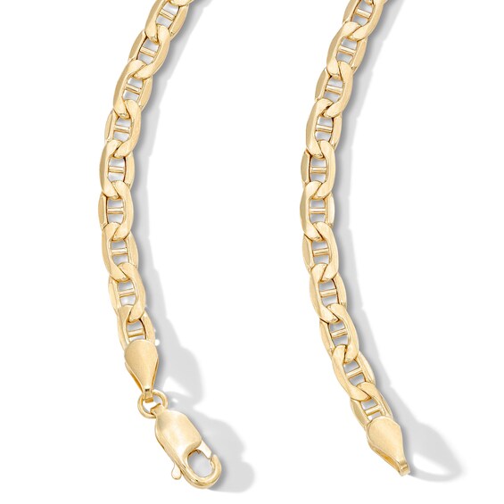 14K Hollow Gold Mariner Chain Made in Italy
