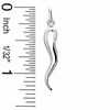 Thumbnail Image 2 of Italian Horn Charm in 10K White Gold