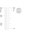 Thumbnail Image 3 of 7mm Cubic Zirconia Solitaire Stud Piercing Earrings in 14K Solid Gold