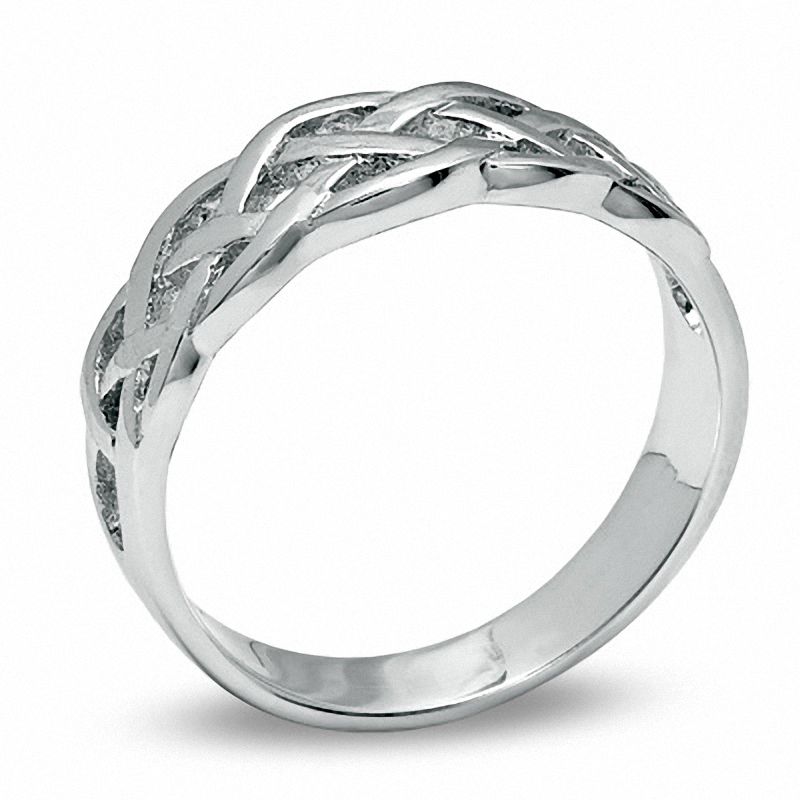 Main Image 2 of Sterling Silver Open Link Ring