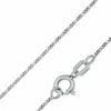Thumbnail Image 1 of 10K White Gold 040 Gauge Twisted Box Chain Necklace - 18"