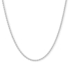 Thumbnail Image 0 of 012 Gauge Rope Chain Necklace in 10K Hollow White Gold - 18"