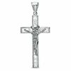 Thumbnail Image 1 of Cubic Zirconia Crucifix Charm in Sterling Silver