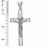Thumbnail Image 2 of Cubic Zirconia Crucifix Charm in Sterling Silver