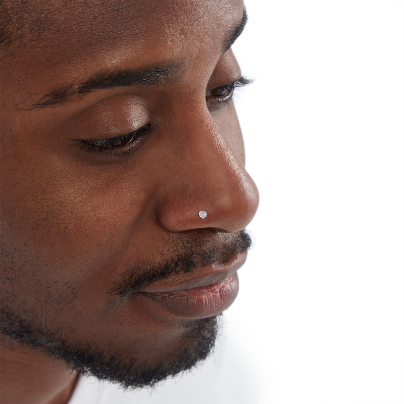 Main Image 4 of Stainless Steel CZ Nose Stud Set - 20G